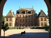 The chateau from the entrance courtyard The chateau from the entrance courtyard